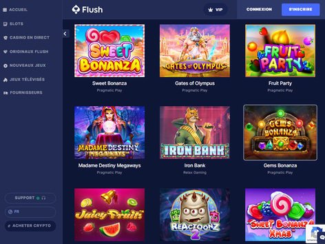 Flush Casino Software Screenshot