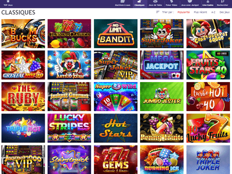 LeJackpot Casino Software Screenshot