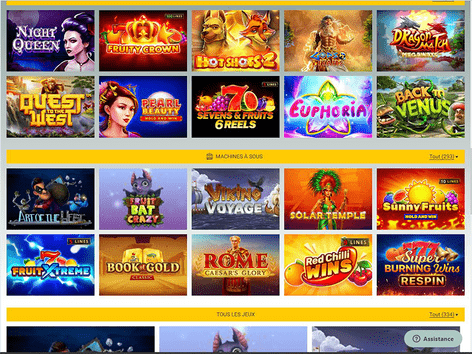 Malibu Club Casino Software Screenshot