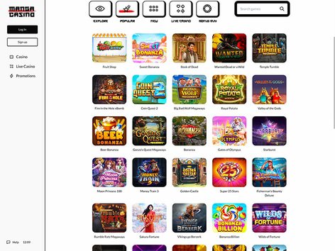 Manga Casino Software Screenshot