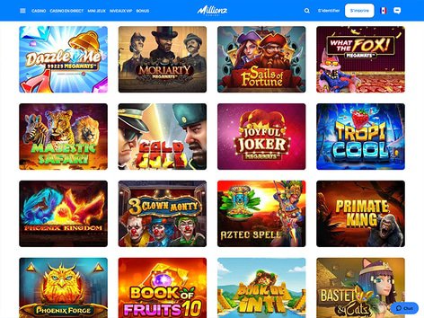 Millionz Casino Software Screenshot