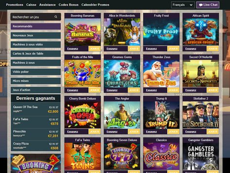 MrJames Casino Software Screenshot