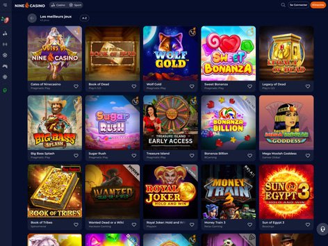 Nine Casino Software Screenshot