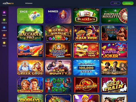 StarBets Casino Software Screenshot