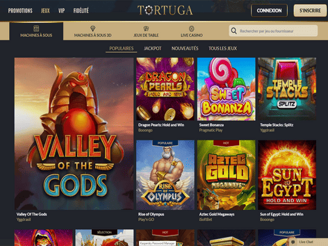 Tortuga Casino Software Screenshot