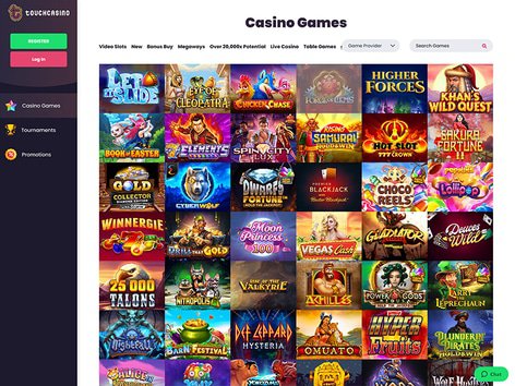 Touch Casino Software Screenshot