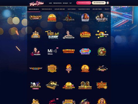 Vegas Plus Casino Software Screenshot