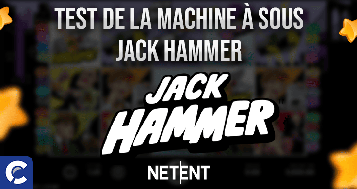 test de la machines a sous jack hammer