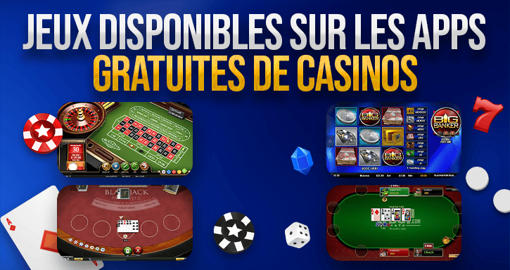 Jeux d'applications gratuites de casino