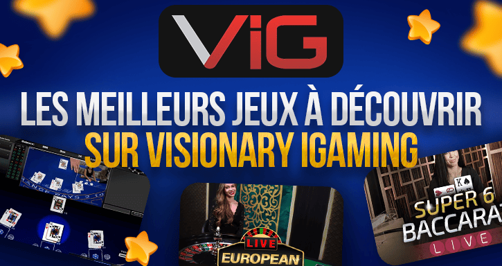 meilleurs jeux de visionary igaming