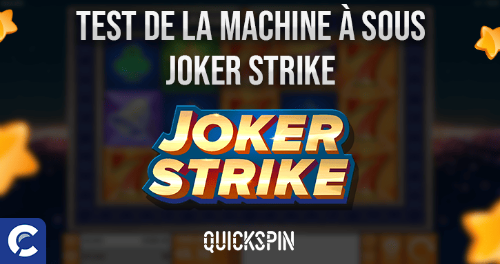 test de la machines a sous joker strike