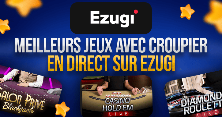 meilleures jeux avec croupier de ezugi