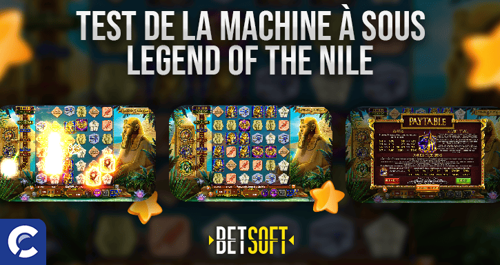 test de la machine à sous legend of the nile