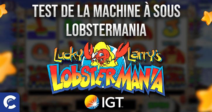 test de la machines a sous lobstermania