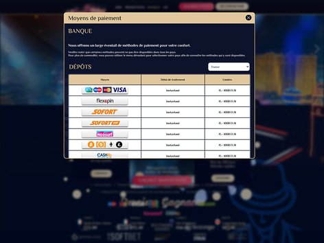 Vegas Plus Casino Cashier Screenshot