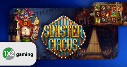 Nouvelle machine à sous Circus Sinister