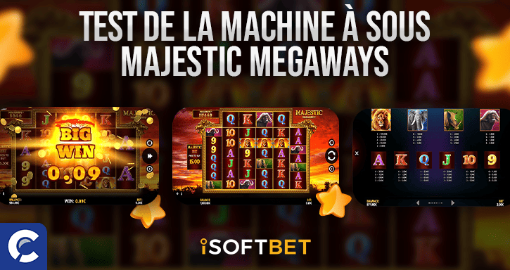 test du jeu majestic megaways