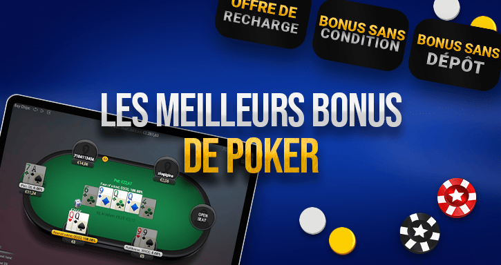 meilleurs bonus de poker