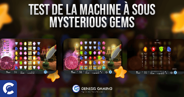 test du jeu mysterious gems