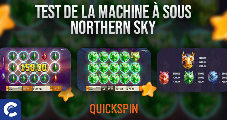 test du jeu northern sky slot