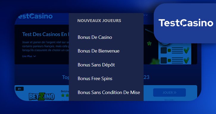 nouvelles sections ajoutees testcasinoenligne com