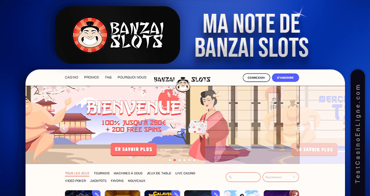 Apercu de Banzai slots casino