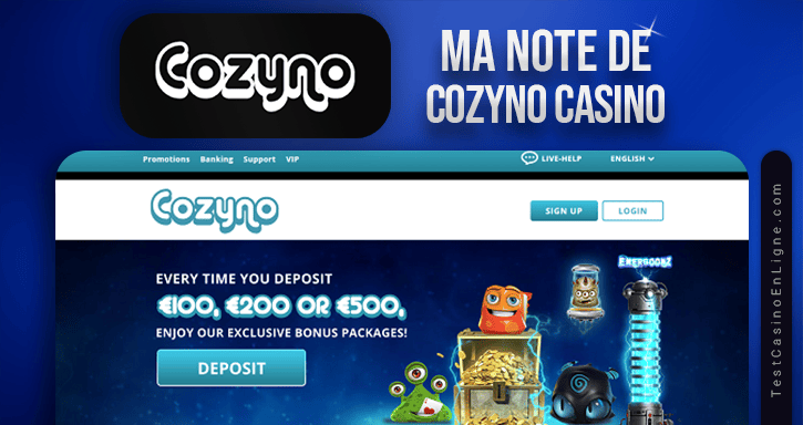 note de casino cozyno