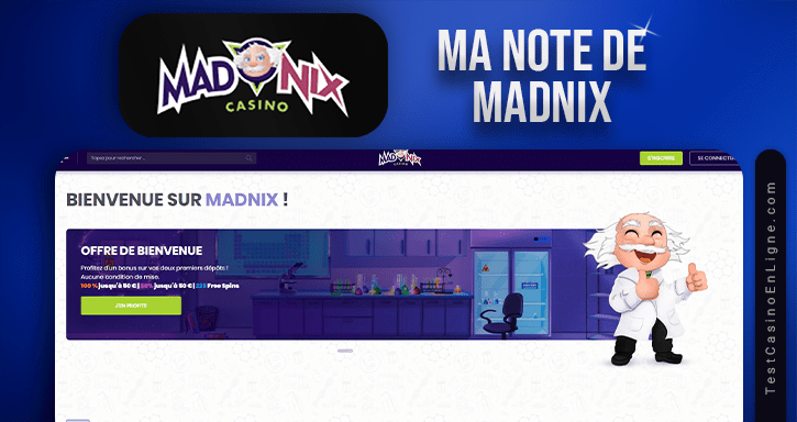 Aperçu de madnix casino