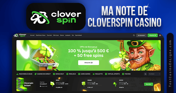 note et recommandation de Cloverspin Casino