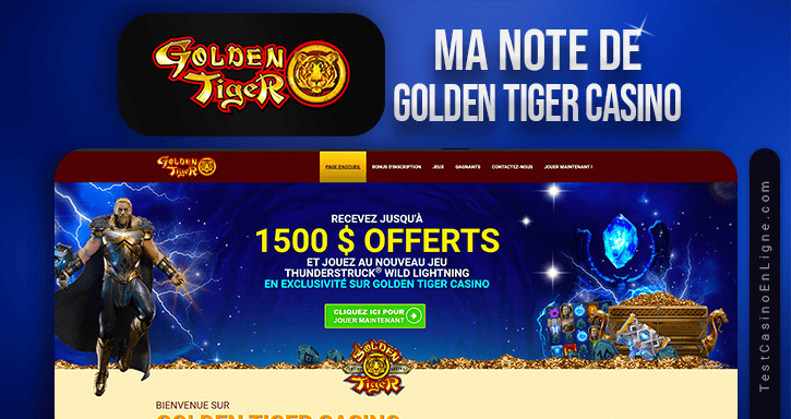 note et recommandation de golden tiger casino