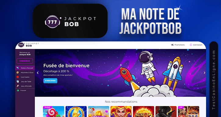 note et recommandation de bob casino