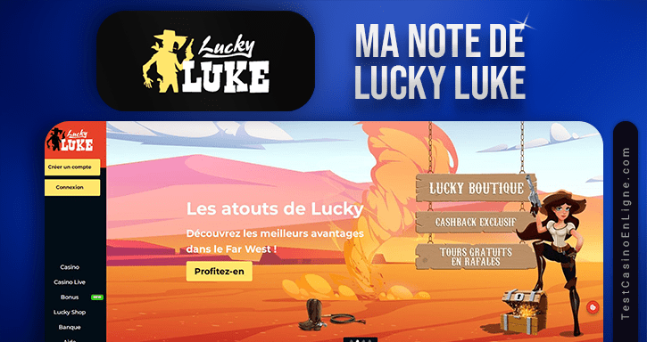 Aperçu de Lucky Luke Casino