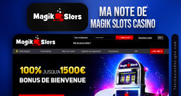 note de casino magik slots