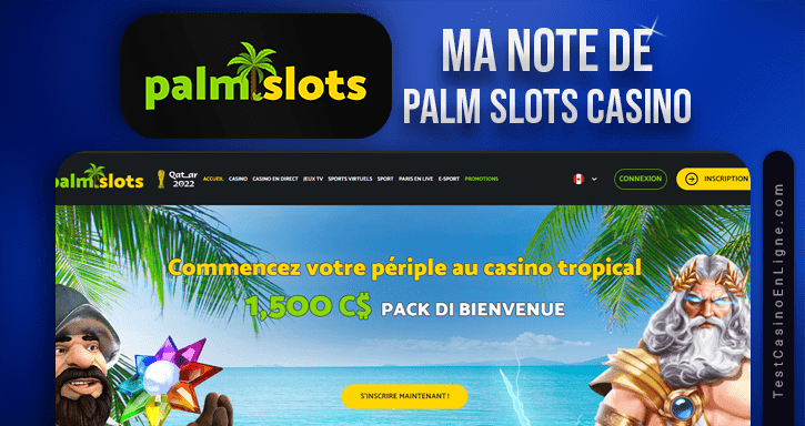 jeux sur Palmslots casino