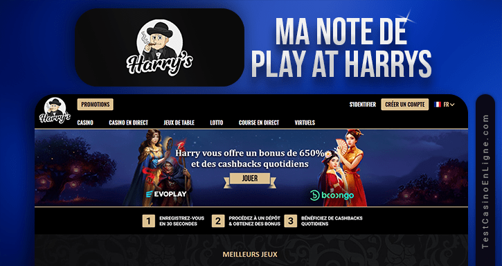 jeux de Playatharrys casino