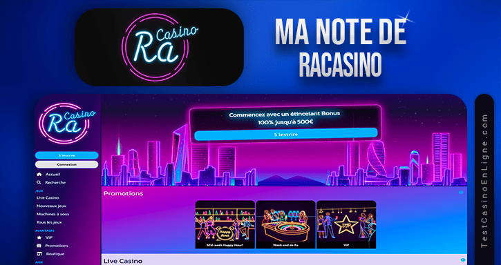 note et évaluation ra casino