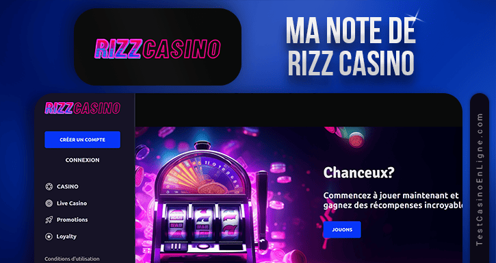 note et recommandation de rizz casino