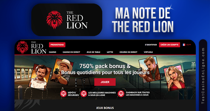 jeux de the red lion