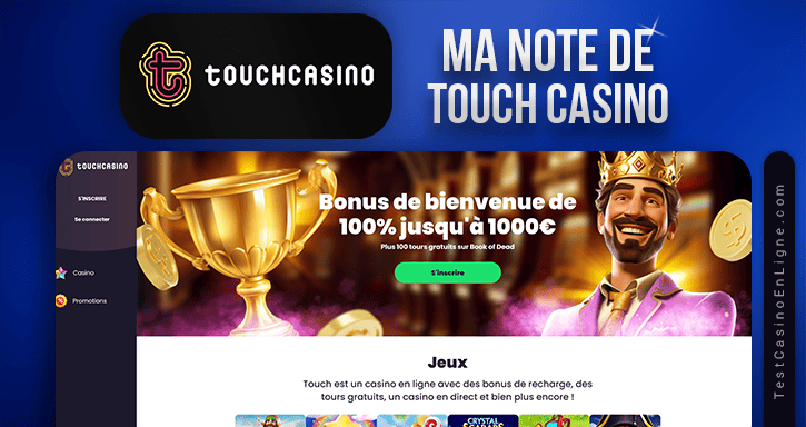 note et recommandation de touch casino