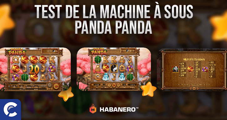 test de la machines a sous panda panda