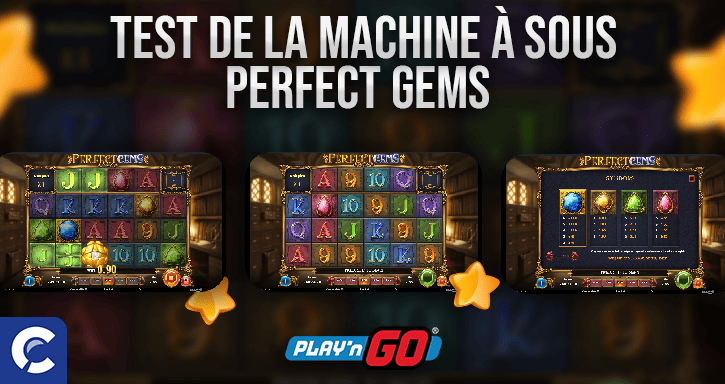 test de la machine à sous perfect gems