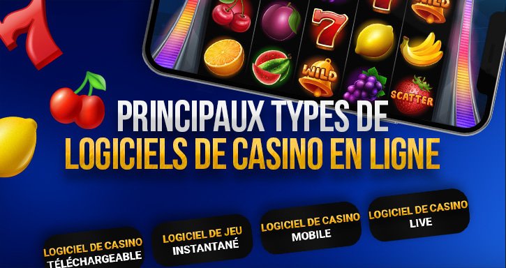 types de logiciels de casino en ligne