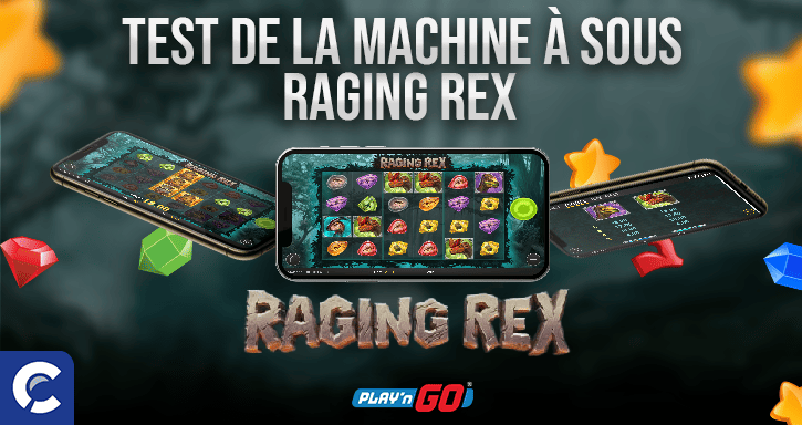 test de la machine à sous raging rex