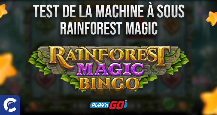 test de la machine à sous rainforest magic