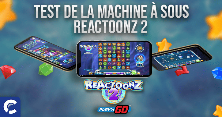 test de la machine à sous reactoonz 2