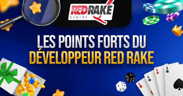 caractéristiques des jeux de red rake gaming