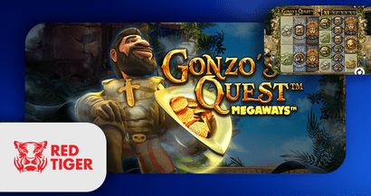 Red Tiger apprête le jeu Gonzo's Quest Megaways pour juillet