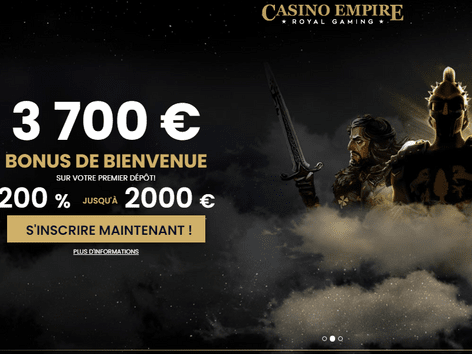 Casino Empire Website Screenshot