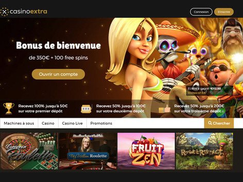 Casino Extra Website Screenshot