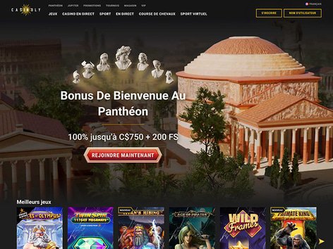 Casinoly Casino Website Screenshot
